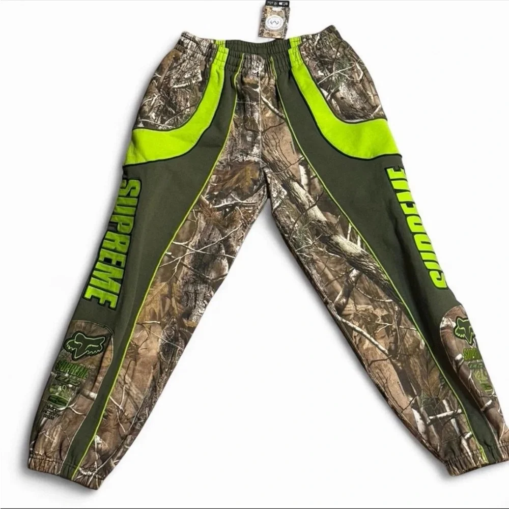 NWT Supreme x Realtree x Fox Racing Sweatpants - Picture 4 of 9